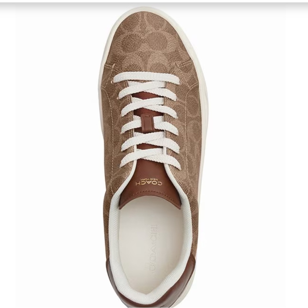 Coach Brown and Cream Sneakers - Picture 3 of 5